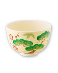 清水焼 京焼 抹茶碗 金彩松竹梅