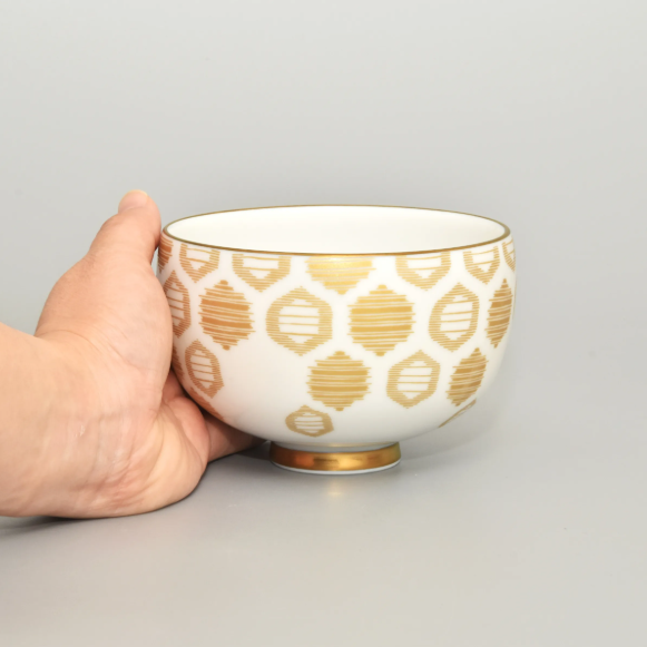 有田焼 KIKKO 抹茶碗 ゴールド