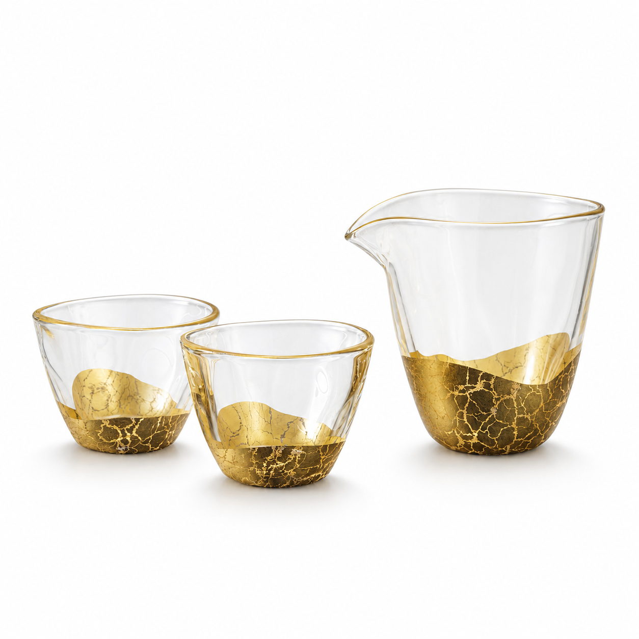 金沢箔 貫入 酒器セット