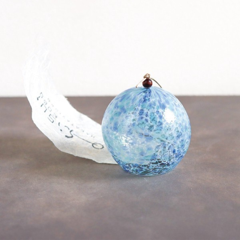 博多風鈴 花火 宙吹き製法