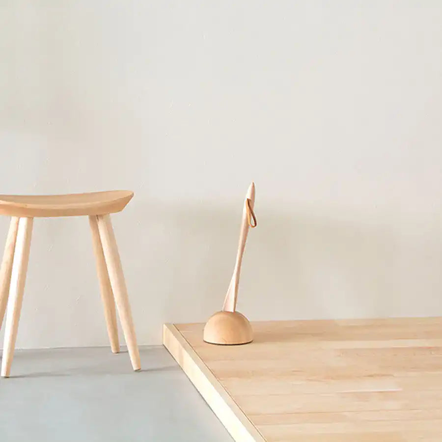 【希少品】コサイン 靴べら&スタンド (L)セット ナラ材 旭川家具 旭川家具 靴べら スタンド セット | ギフトショップ Nihon