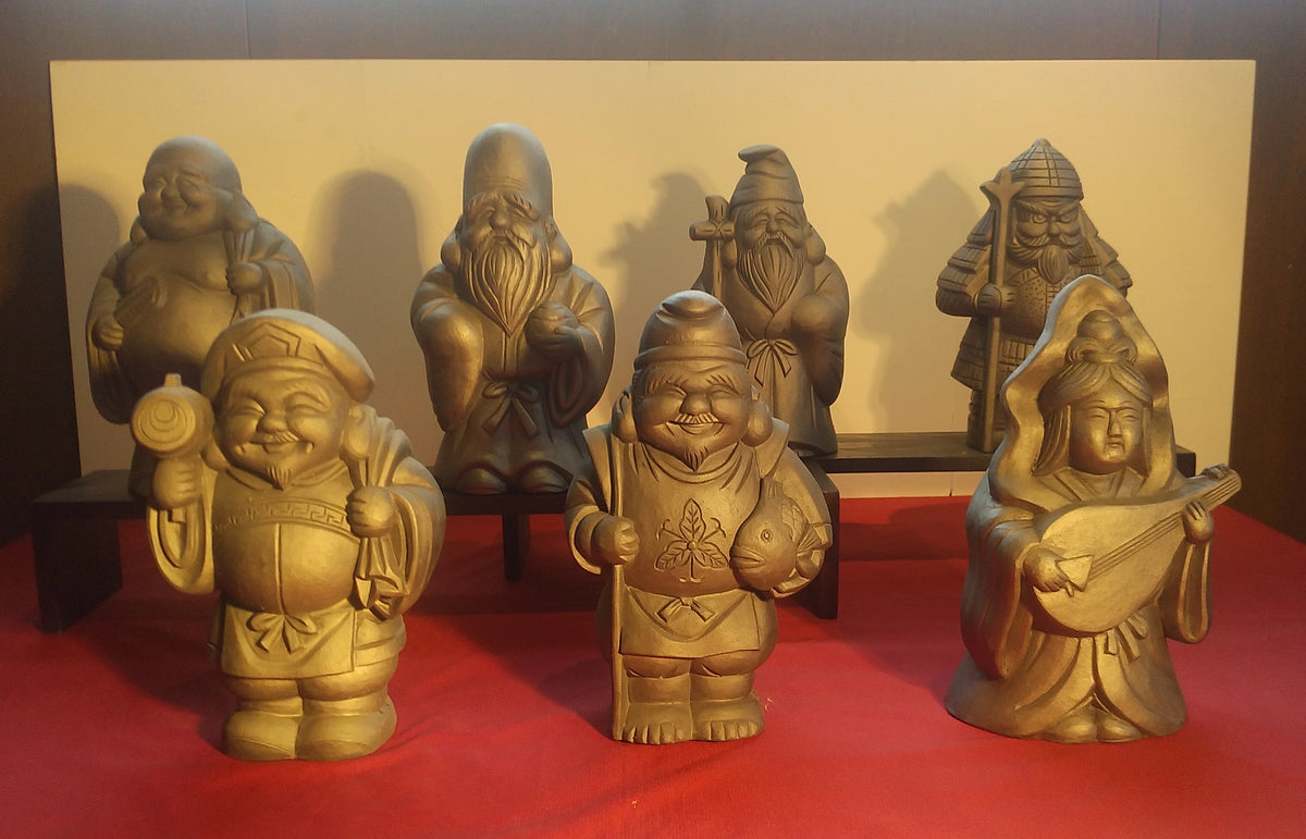 極上七福神 木箱付 106g 東Y8-0515☆2Fトヒチカ 極上七福神 木箱 極上七福神 木箱付 106g 東Y8-0515☆2Fトヒチカ 極上七福神 木箱