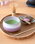 波佐見焼 お抹茶椀3点セット  紫式部