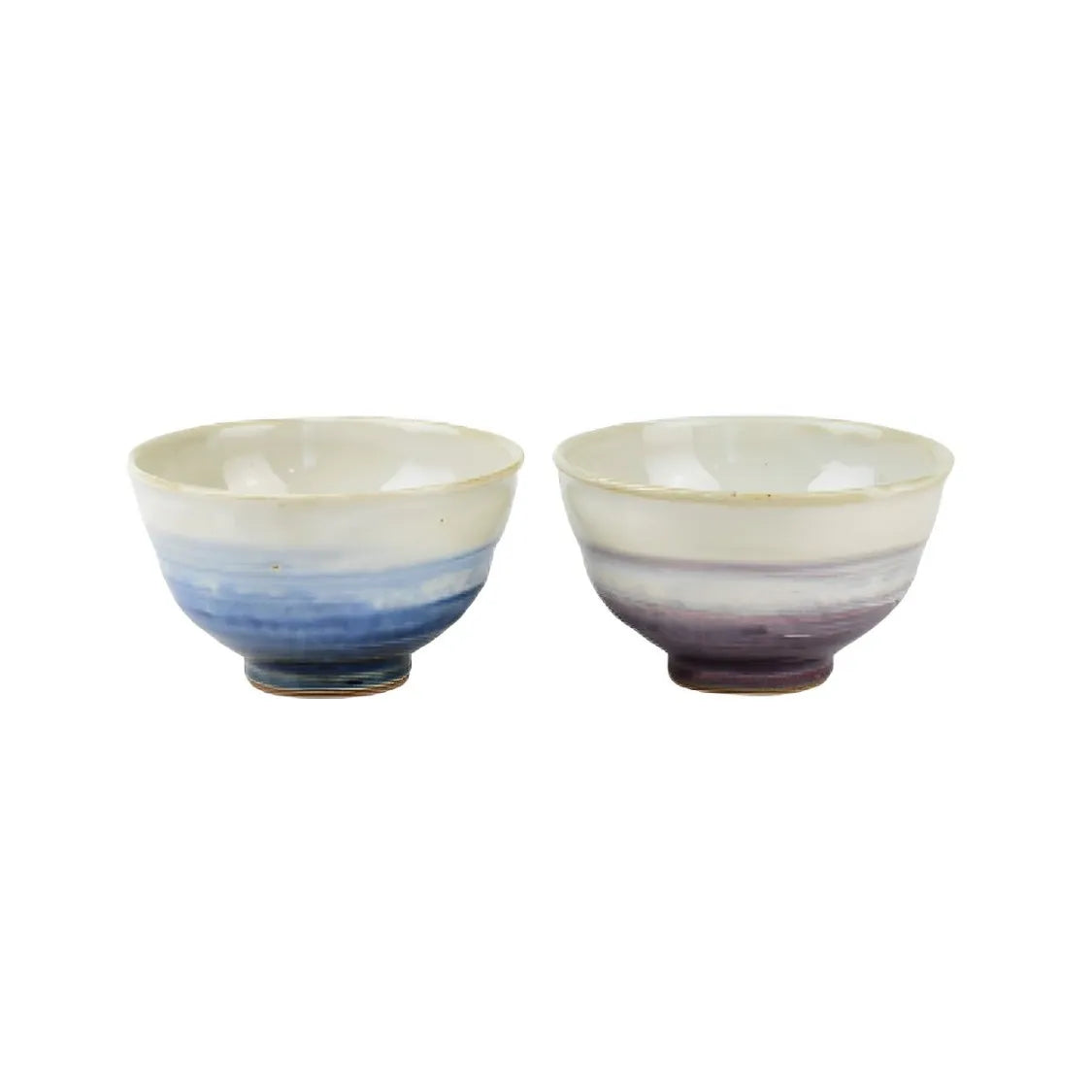 波佐見焼 裾濃 夫婦茶碗 呉須/藤色 | ギフトショップ Nihon Miyabi 通販サイト