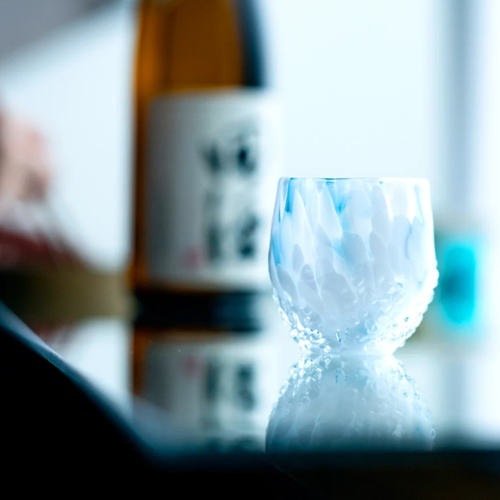 津軽びいどろ 盃12ヶ月コレクション 1月 雪見