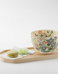 清水焼 京焼 抹茶碗 秋草花