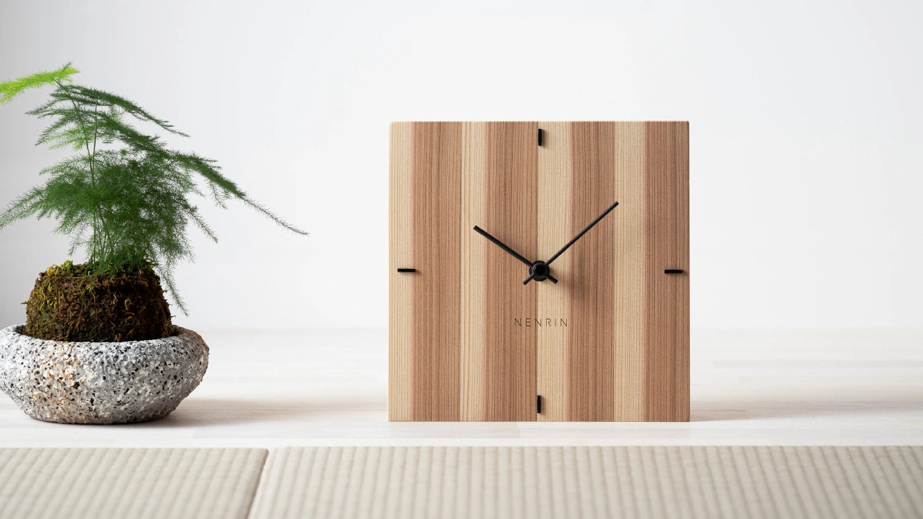 NENRIN CLOCK 175 縞 | ギフトショップ Nihon Miyabi 通販サイト NENRIN CLOCK 175 縞 | ギフトショップ Nihon Miyabi 通販サイト