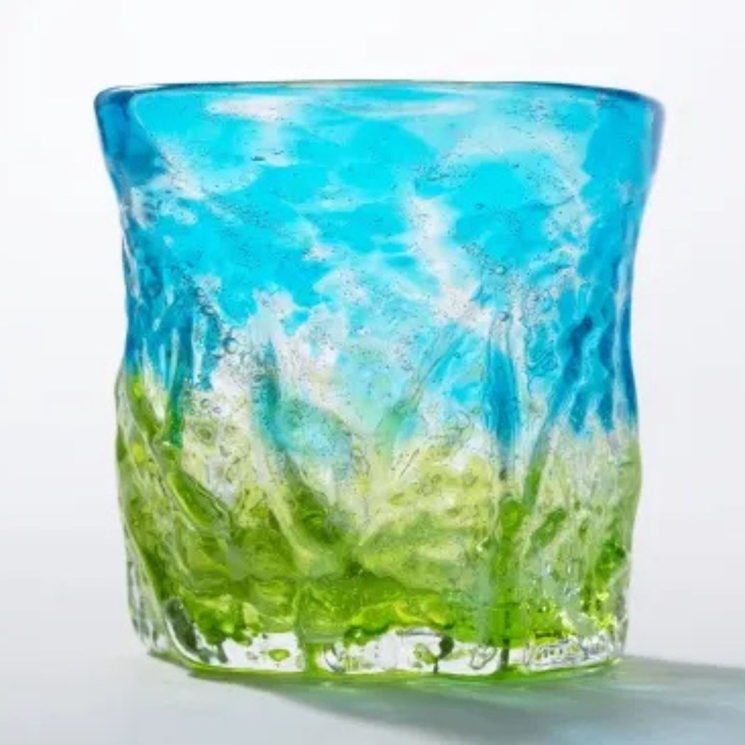 琉球硝子 おんなブルーグラス | ギフトショップ Nihon Miyabi 通販サイト