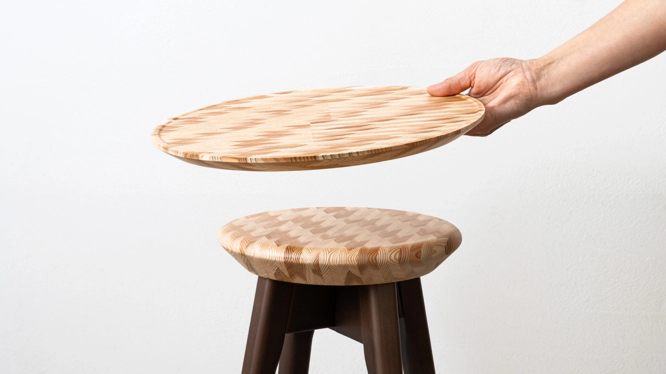 STOOL 矢絣 DK | ギフトショップ Nihon Miyabi 通販サイト STOOL 矢絣 DK | ギフトショップ Nihon Miyabi 通販サイト